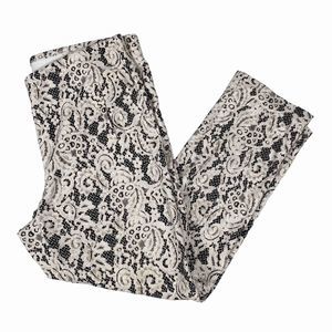 Chico's Juliet Shadow Lace Ankle Pants U.S sz 12